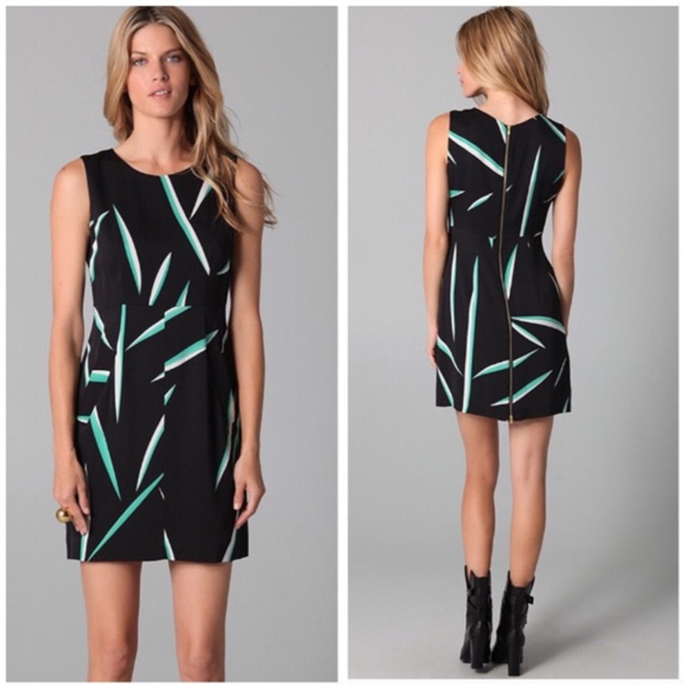 BNWT Diane von Furstenberg Carpreena Silk Back Zip Dress 14 ⭐️HOST PICK!⭐️ - Picture 2 of 7